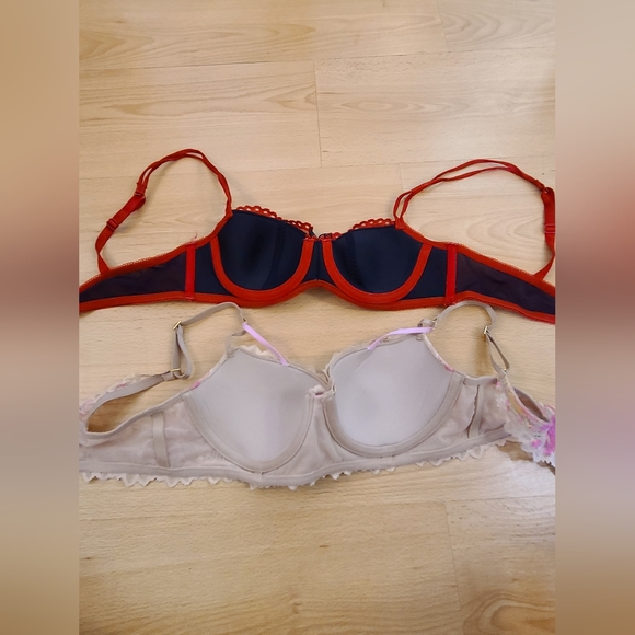 2 Balconette bras size 32B - Picture 4 of 7
